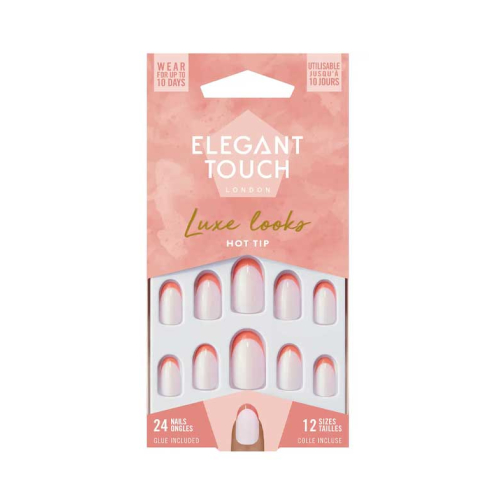 Elegant Touch - Unhas postiças Luxe Looks - Hot Tip