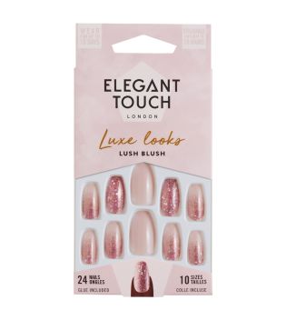 Elegant Touch - Unhas Postiças Luxe Looks - Lush Blush