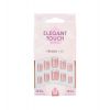 Elegant Touch - Unhas postiças Natural French - 117: Squoval Pink