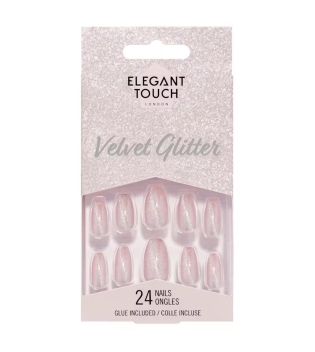 Elegant Touch - Unhas Postiças Velvet Glitter - Celestial