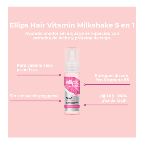 Ellips - Condicionador em Spray 5in1 Hair Vitamin Milkshake