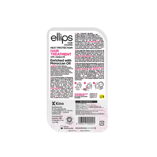 Ellips - Ampolas de Vitamina Capilar Óleo de Argan - Cabelos Danificados