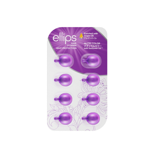 Ellips - Ampolas de vitaminas capilares com óleo de argan - Cabelos coloridos