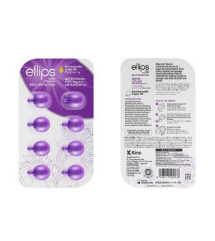Ellips - Ampolas de vitaminas capilares com óleo de argan - Cabelos coloridos
