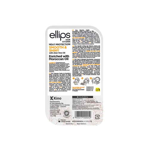 Ellips - Ampolas de Vitamina Capilar Óleo de Argan - Vitalidade