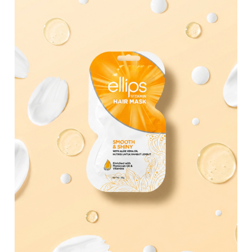 Ellips - Máscara Capilar para Cabelos Sem Brilho Smooth & Shiny