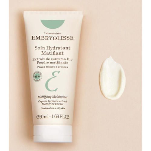 Embryolisse - Creme facial matificante para pele mista a oleosa com extrato de cúrcuma