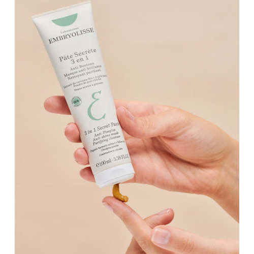 Embryolisse - Máscara facial matificante para pele mista a oleosa com extrato de cúrcuma