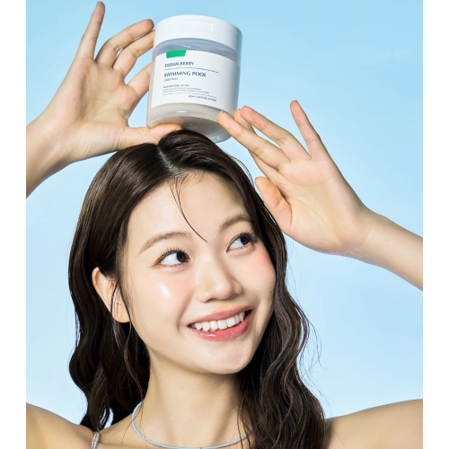 Eqqualberry - *Swimming Pool* - Almofadas tonificantes hidratantes e calmantes - 70 pads