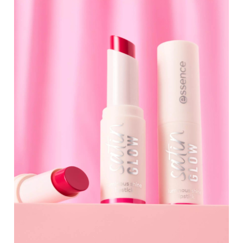 essence - Batom Satin Glow - 08: Fuchsionista