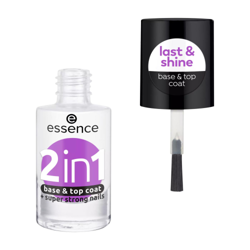 essence - Base de unhas e top coat 2 em 1