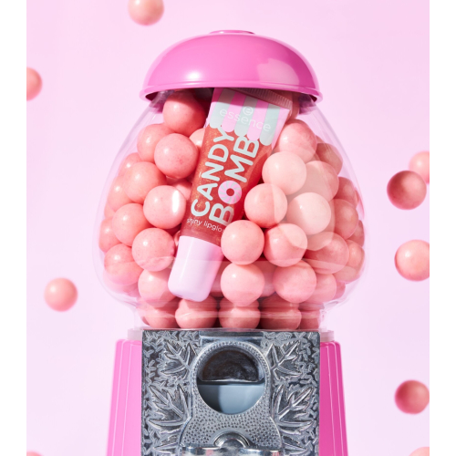 essence - Brilho labial Candy Bomb - 01: Cotton Candy