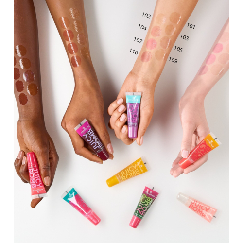 essence - Brilho Labial Juicy Bomb - 110: Crushed Berry