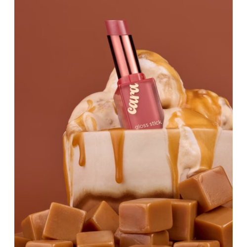 essence - *Caramelted* - Batom com brilho - 01: Sweet Lips