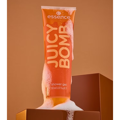 essence - *Caramelted* - Gel de duche Juicy Bomb - 01: Caramel Splash!
