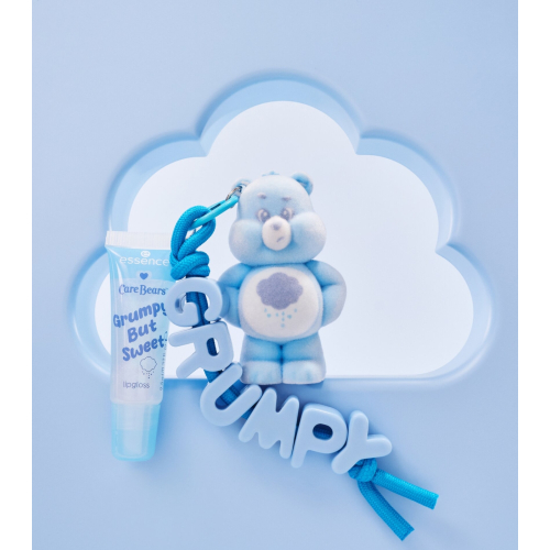 essence - *Care Bears* - Brilho labial com chaveiro - 01: Grumpy But Sweet