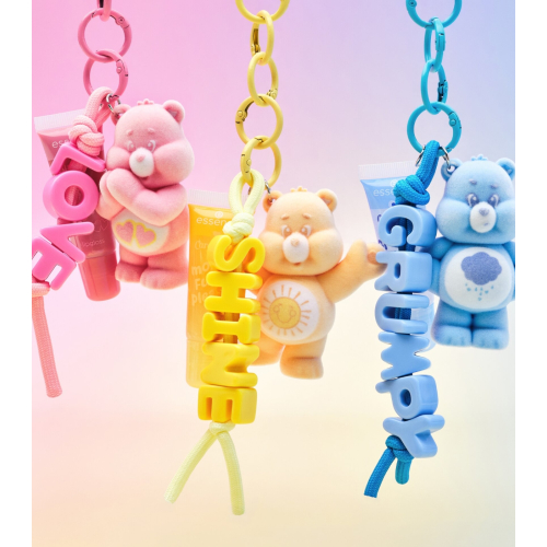 essence - *Care Bears* - Brilho labial com chaveiro - 03: More Fun, Please