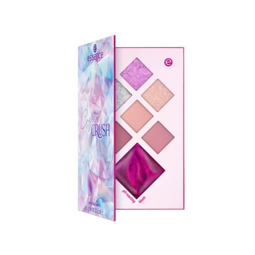 essence - *Crystal Crush* - Paleta de sombras para olhos e rosto