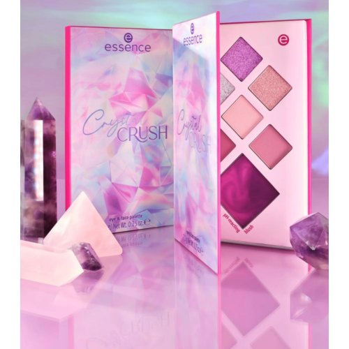 essence - *Crystal Crush* - Paleta de sombras para olhos e rosto