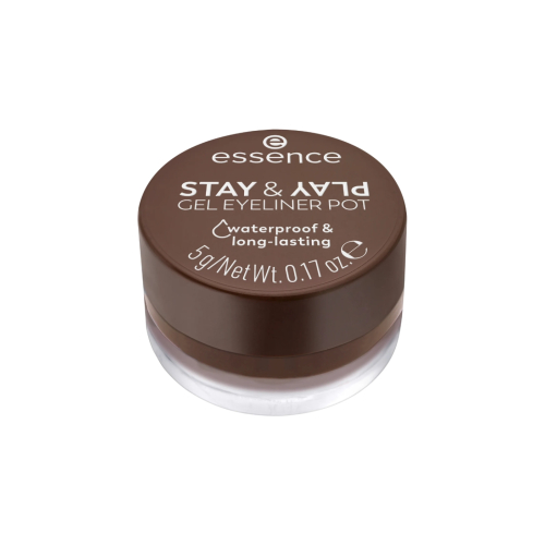 essence - Delineador em gel Stay & Play Waterproof - 02: Brown