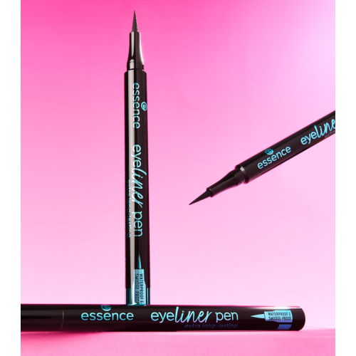 essence - Delineador de olhos Extra Long Lasting Waterproof & Smudge Proof