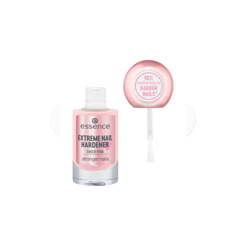 essence - Endurecedor de unhas Extreme Nail Hardener - Sheer Pink