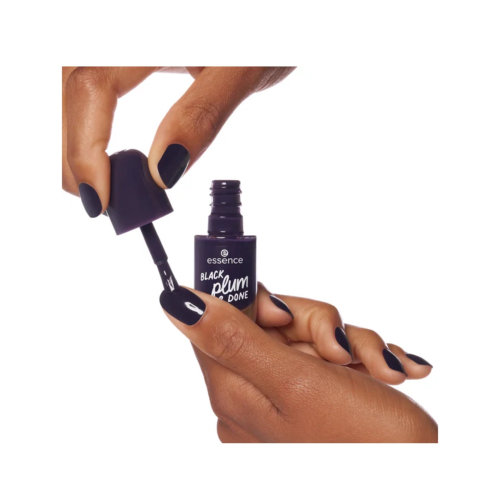 essence - Esmalte Gel Nail Colour - 84: Black Plum & Done