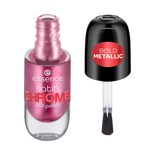 essence - Esmalte Satin Chrome - 03: Meta Maroon