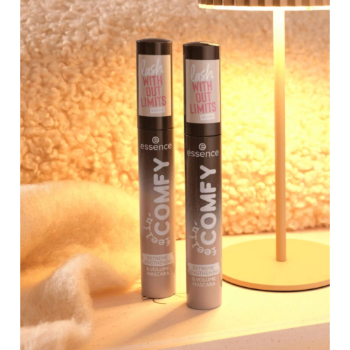 essence - *Feelin' Comfy* - Máscara Without Limits Extreme Lengthening & Volume - Brown