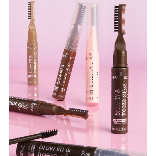 essence - Fijador de sobrancelhas Brow Lift & Freeze Glue - 04: Dark Brown