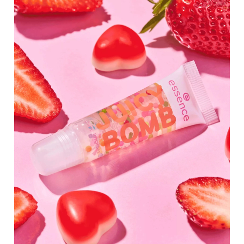 essence - *Juicy Bomb Party* - Brilho labial - 05: Strawberry Sprinkles