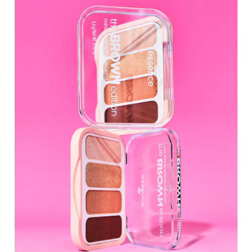 essence - Mini paleta de sombras de olhos the BROWN edition