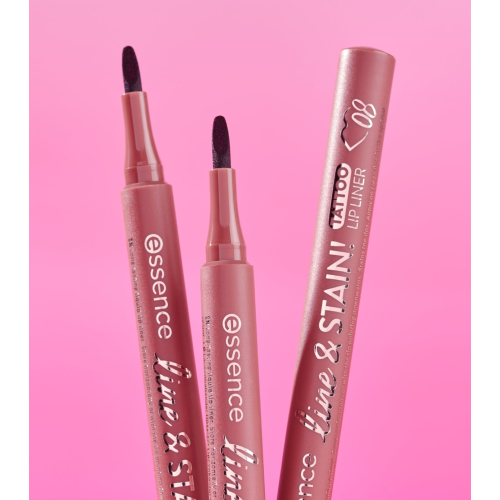 essence - Perfilador de lábios Line & Stain! - 08: Raisin Bold