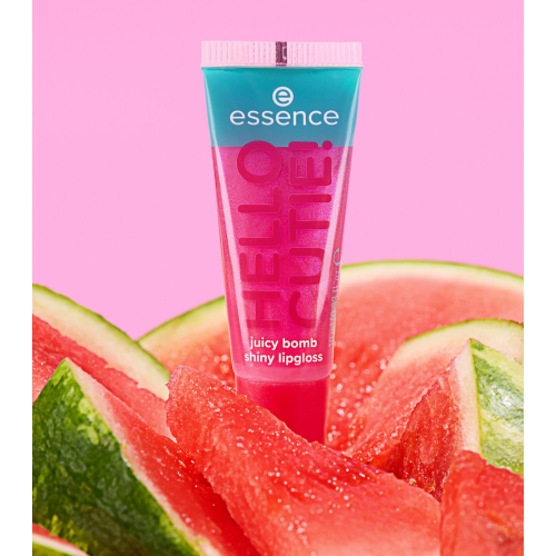 essence - *Say it with Juicy* - Brilho Labial Juicy Bomb Hello Cutie! - 02: Witty Watermelon