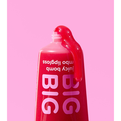 essence - *Say it with Juicy* - Brilho Labial Juicy Bomb XL Big Hug - 01: Poppin' Pomegranate