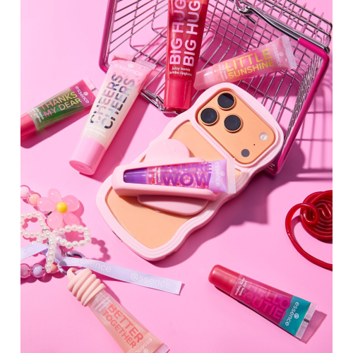essence - *Say it with Juicy* - Brilho Labial Juicy Bomb You're WOW - 04: Strawberry Splash