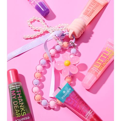 essence - *Say it with Juicy* - Chaveiro com tampa de gloss labial