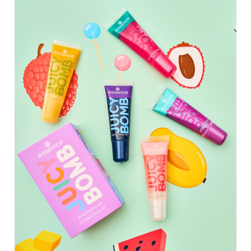 essence - Conjunto de brilhos labiais Juicy Bomb - Sweet treats