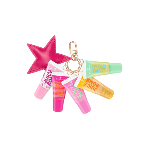 essence - Conjunto de brilhos labiais Mini Juicy Bomb - Holiday Happiness