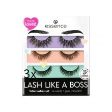 essence - Conjunto de cílios postiços 3 x Lash Like A Boss - 01: My most loved lashes