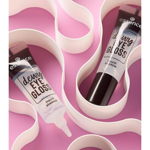 essence - Sombra Líquida Dewy Eye Gloss - 01: Crystal Clear