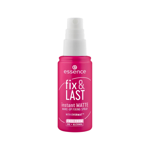 essence - Spray de fixação de maquiagem Fix & Last Instant Matte