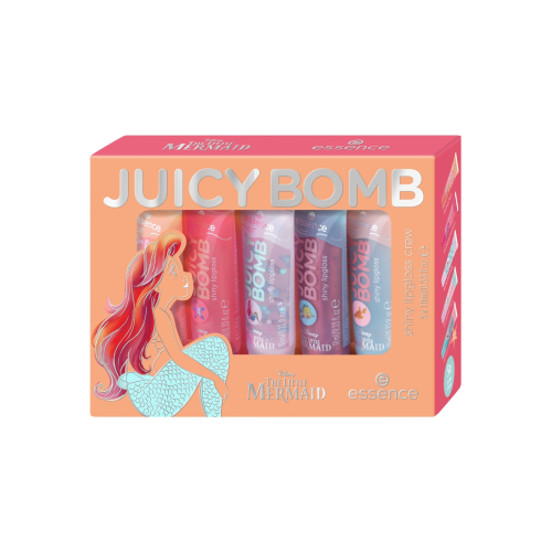 essence - *The Little Mermaid* - Conjunto de Brilho Labial Juicy Bomb