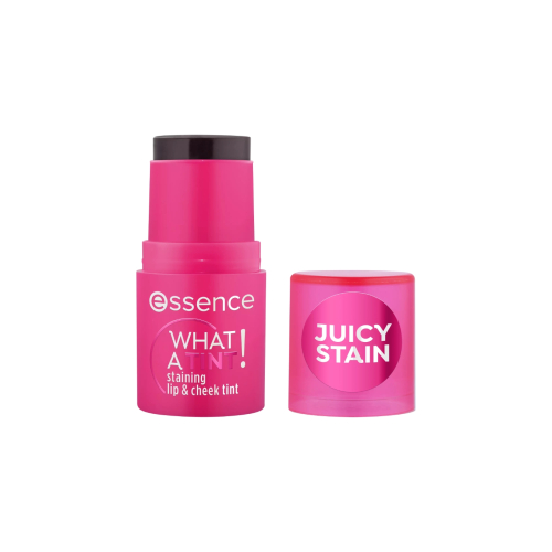 essence - Batom em bastão para lábios e bochechas What a Tint! - 10: Raspberry Vibes