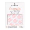 essence - Unhas postiças Click-on French Manicure - 01: Classic French