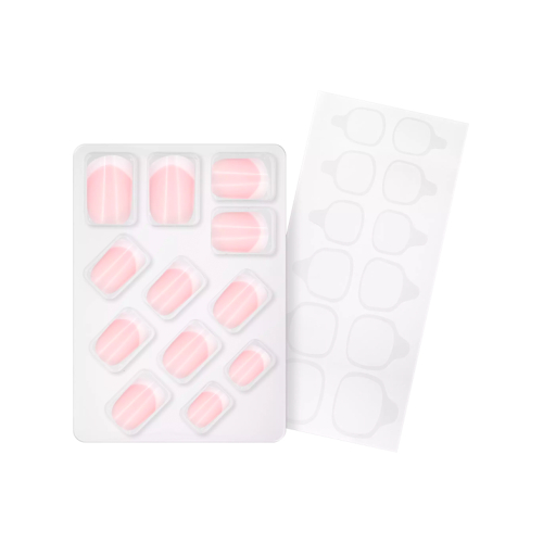 essence - Unhas postiças Click-on French Manicure - 01: Classic French