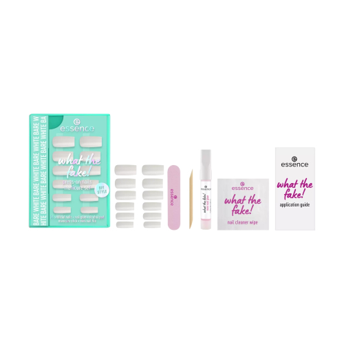 essence - Unhas postiças postiças What the Fake! - 04: Bare White