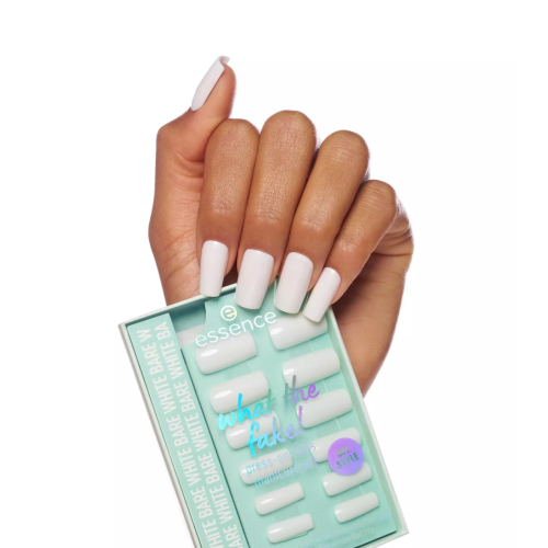 essence - Unhas postiças postiças What the Fake! - 04: Bare White