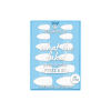 essence - Unhas postiças Press-on What The Fake! Press & Go - 02: Bare White