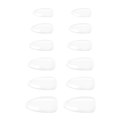 essence - Unhas postiças Press-on What The Fake! Press & Go - 02: Bare White